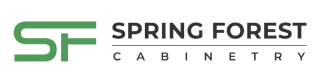 Spring Forest Cabinetry logo representing custom kitchen cabinets and handcrafted woodworking craftsmanship.